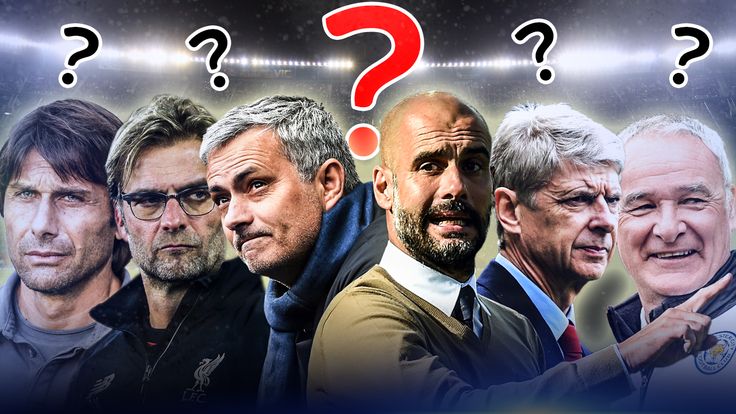 'Which Premier League manager are you?' quiz graphic 21/07/2016