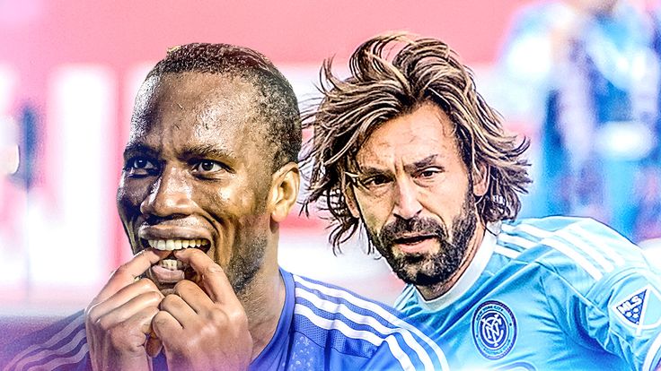 Drogba Pirlo MLS All-Stars