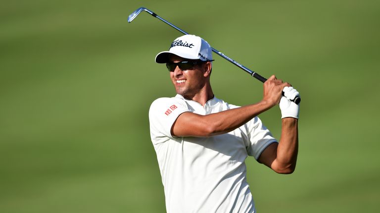 Adam Scott during the first round of the 2016 PGA Championship at Baltusrol Golf Club