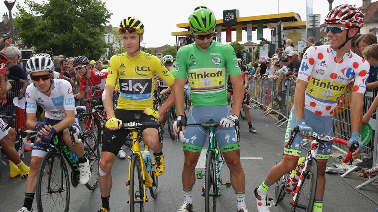 Adam Yates, Chris Froome, Peter Sagan, Rafal Majka, Tour de France
