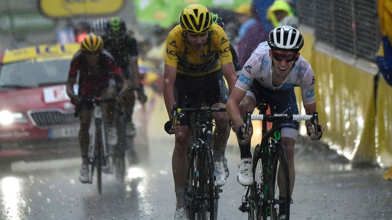 Adam Yates, Chris Froome, Tour de France, stage nine