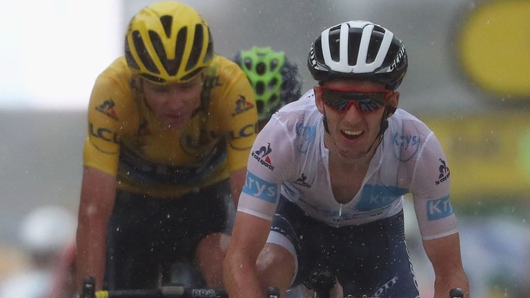 Adam Yates, Chris Froome, Tour de France, stage nine