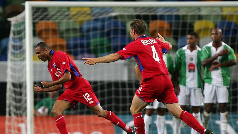 Brazilian striker Afonso Alves (left) couldn't keep up his prolific form at Heerenveen when he joined Middlesbrough