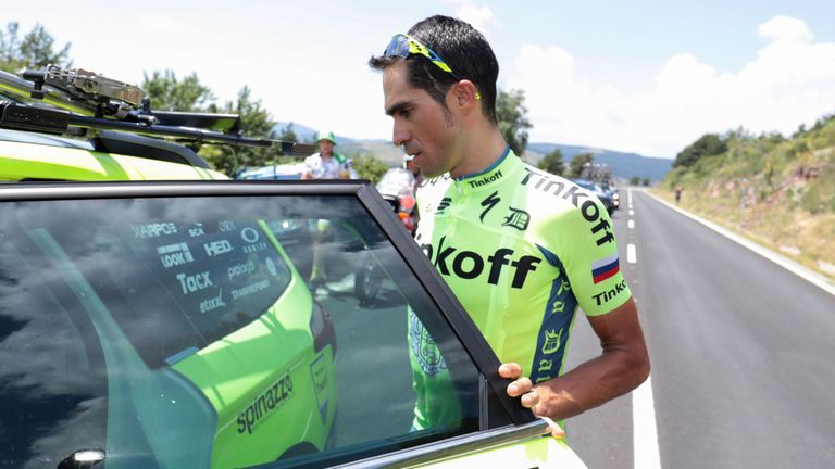 Alberto Contador, Tour de France, stage nine