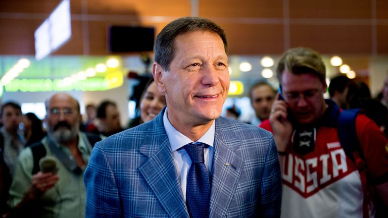 Russia's Olympic Committee (ROC) president Alexander Zhukov