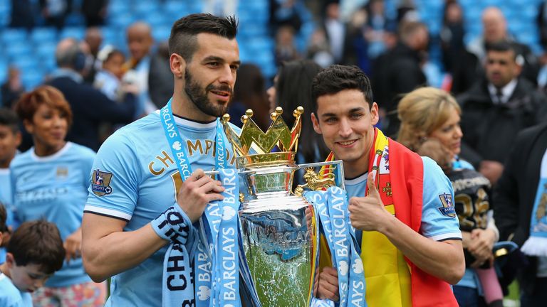 Negredo collected a Premier League winners medal with Manchester City in 2014