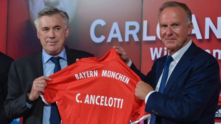 Inizia l'era Ancelotti: il Bayen ha presentato il nuovo allenatore (Foto Getty)