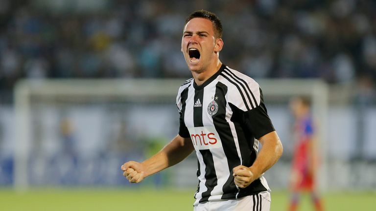 Andrija Zivkovic is a free agent after his FK Partizan contract expired last month