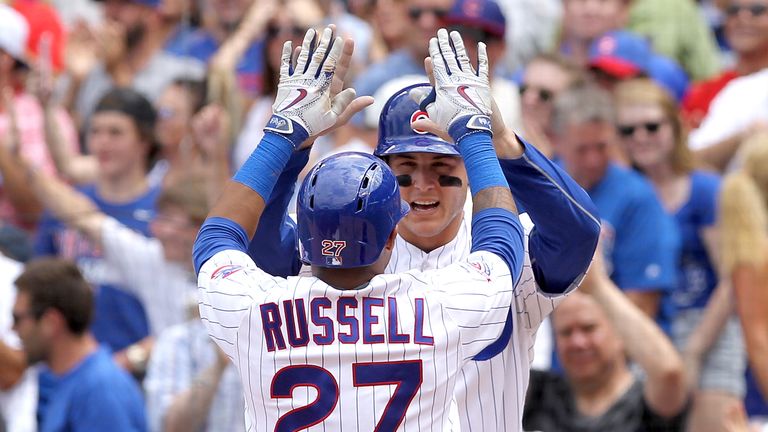 Anthony Rizzo and Addison Russell have been named all-star game starters