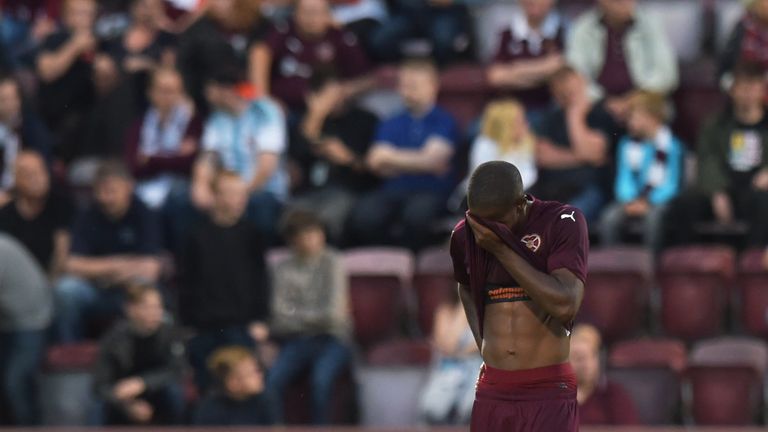 Hearts' Arnaud Djoum