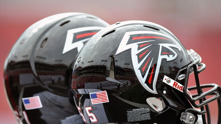 Helmets of the Atlanta Falcons