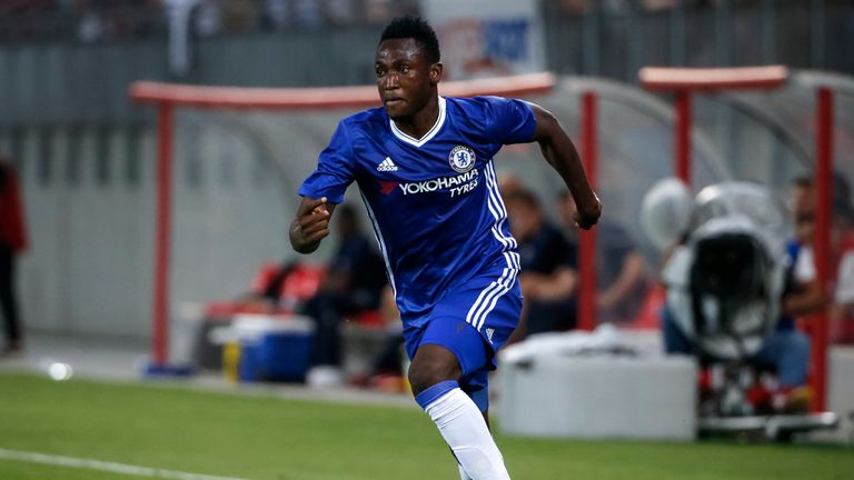 VELDEN, AUSTRIA - JULY 20: Baba Rahman of Chelsea in action during the friendly match between WAC RZ Pellets and Chelsea F.C. at Worthersee Stadion on July