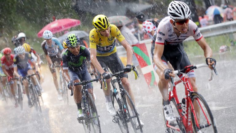 Bauke Mollema, Chris Froome, Nairo Quintana, Tour de France, stage nine