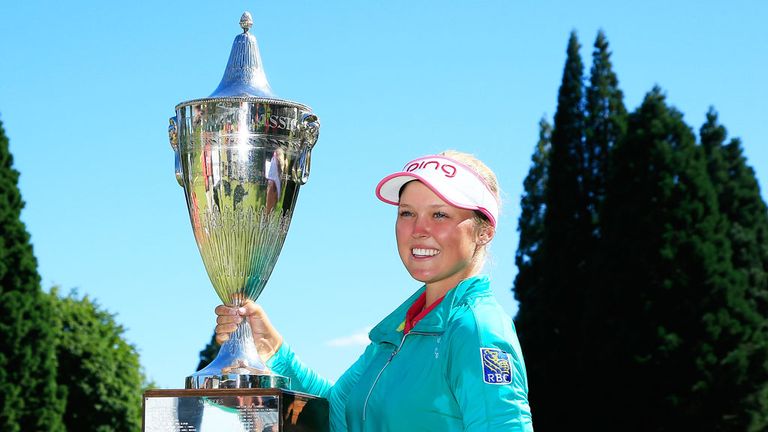 Brook Henderson retained the LPGA Portland Classic trophy