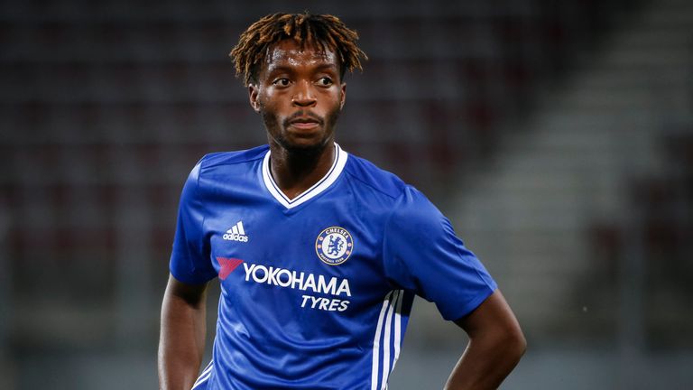 VELDEN, AUSTRIA - JULY 20: Nathaniel Chalobah of Chelsea looks on during the friendly match between WAC RZ Pellets and Chelsea F.C. at Worthersee Stadion o