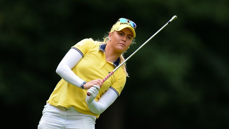 Charley Hull had to endure a frustrating third round