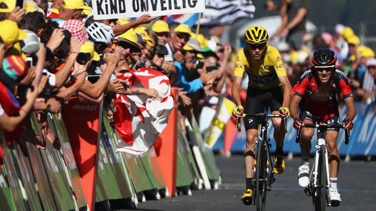 Chris Froome, Richie Porte, Tour de France, stage 17