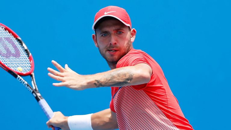 Dan Evans has progressed to the last 16 in Washington