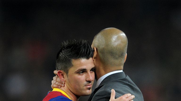 David Villa played under Pep Guardiola at Barcelona and is tipping him for Premier League success