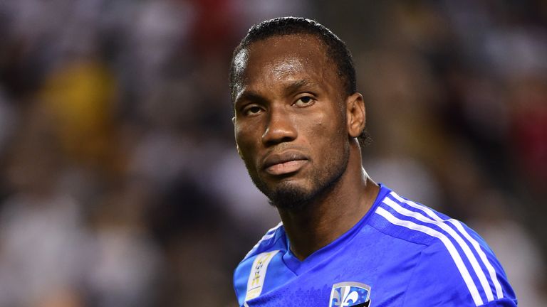 Didier Drogba of the Montreal Impact fired a hat-trick