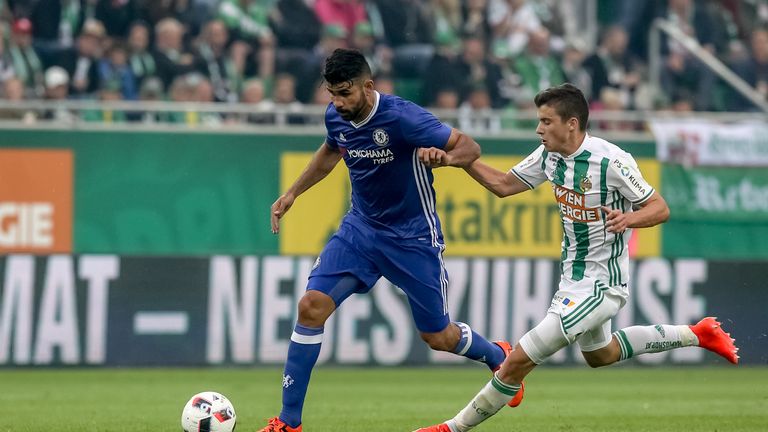 Atletico Madrid have not held talks with Chelsea striker Diego Costa