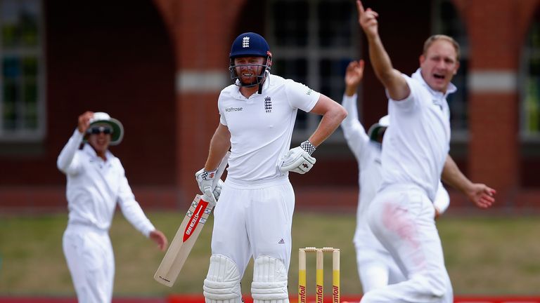 Dieter Klein (r) has signed a deal with Leicestershire