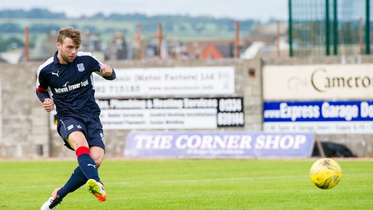Dundee's Rory Loy missed his penalty in the shootout against East Fife