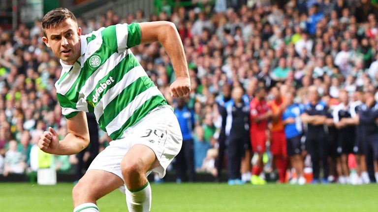 Eoghan O'Connell is poised to make his Champions League debut for Celtic
