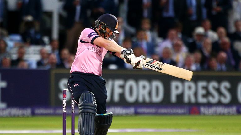 England one-day captain Eoin Morgan played a fine innings for Middlesex