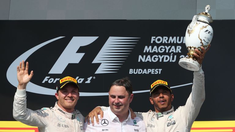 Lewis Hamilton now leads the championship after beating his rival in Hungary