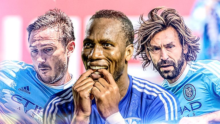 Lampard, Drogba, Pirlo All Stars MLS 