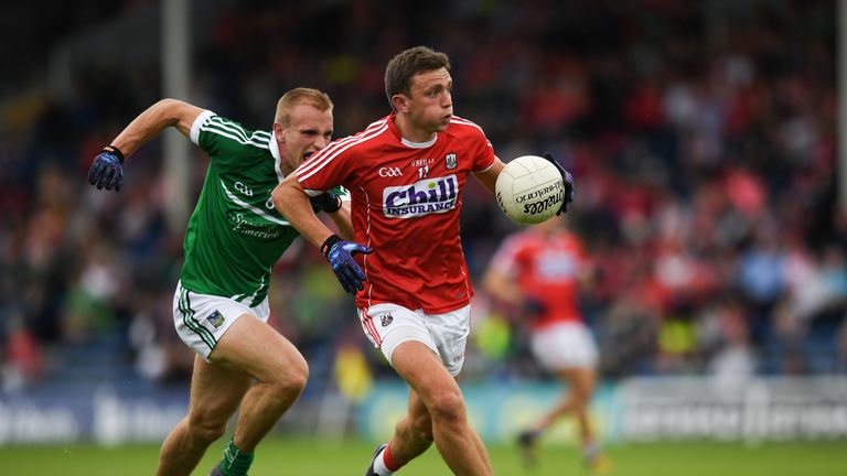 Mark Collins is tracked Sean O'Dea of Limerick