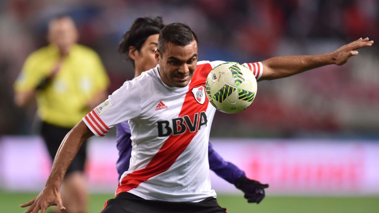 OSAKA, JAPAN - DECEMBER 16:  Gabriel Mercado of River Plate in action during the FIFA Club World Cup semi final match between Sanfrecce Hiroshima and River