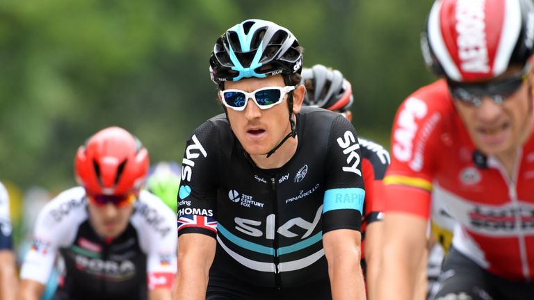 Geraint Thomas on stage 3 of the 2016 Tour de France