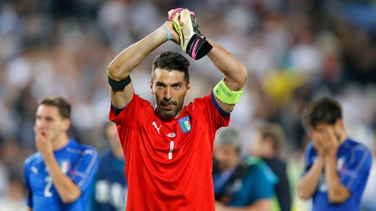 Gianluigi Buffon and Italy now depart Euro 2016