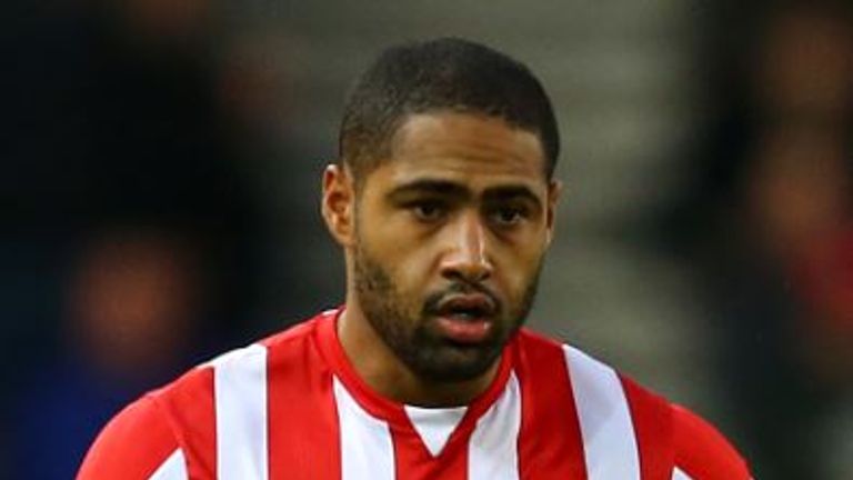 Glen Johnson in action for Stoke City.