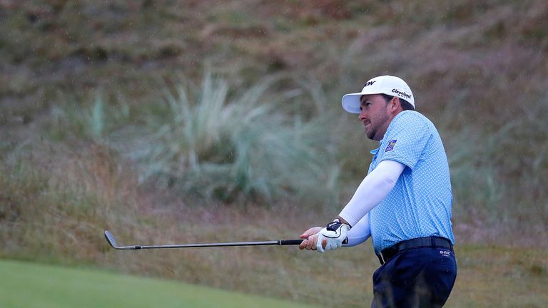 INVERNESS, SCOTLAND - JULY 09:  Graeme McDowell of Northern Ireland chips on the 18th hole during the third round of the AAM Scottish Open at Castle Stuart