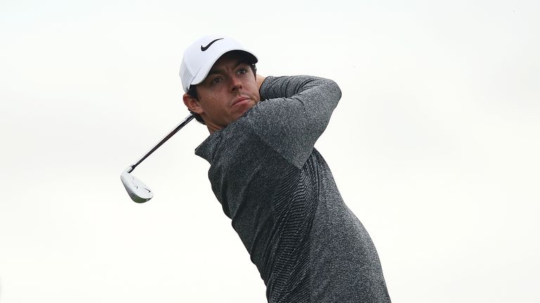 PARIS, FRANCE - JULY 01:  Rory McIlroy of Northern Ireland tees off on the 11th hole during the second round of the 100th Open de France at Le Golf Nationa