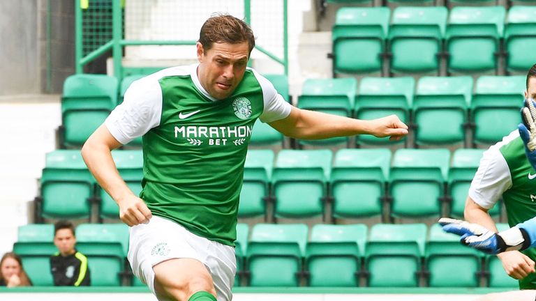 Grant Holt is poised for his competitive debut for Hibernian