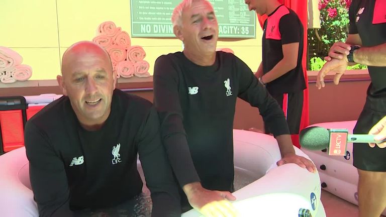 Liverpool legends take ice bath challenge | Video | Watch TV Show | Sky ...