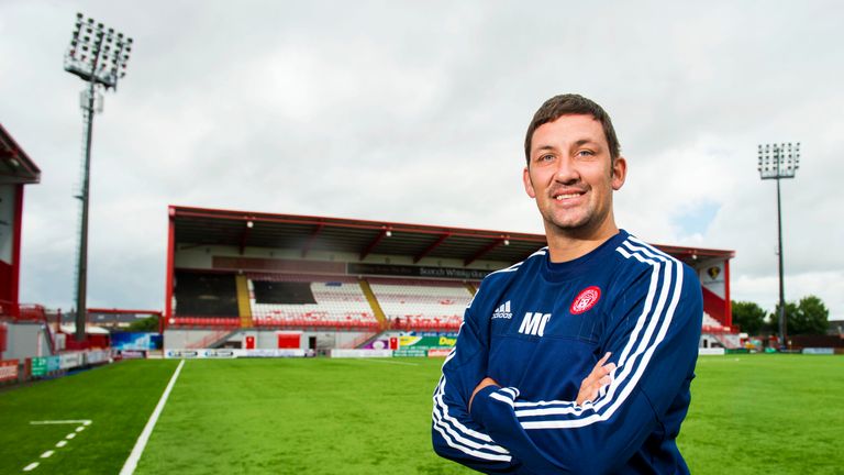 Hamilton player/manager Martin Canning 