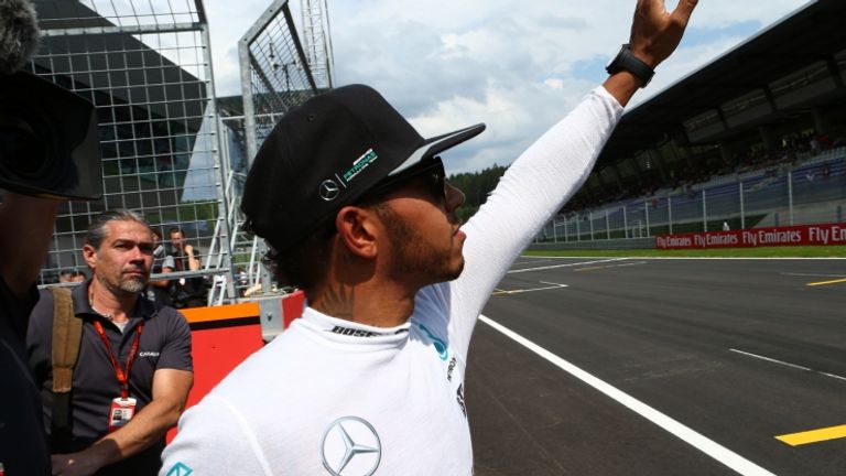 Lewis Hamilton, poleman in Austria: è la 54.a in carriera (Foto LaPresse)