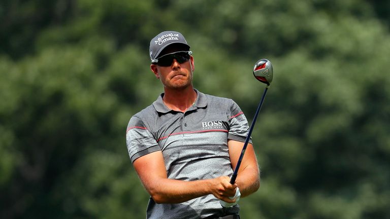 Henrik Stenson during the first round of the 2016 PGA Championship at Baltusrol