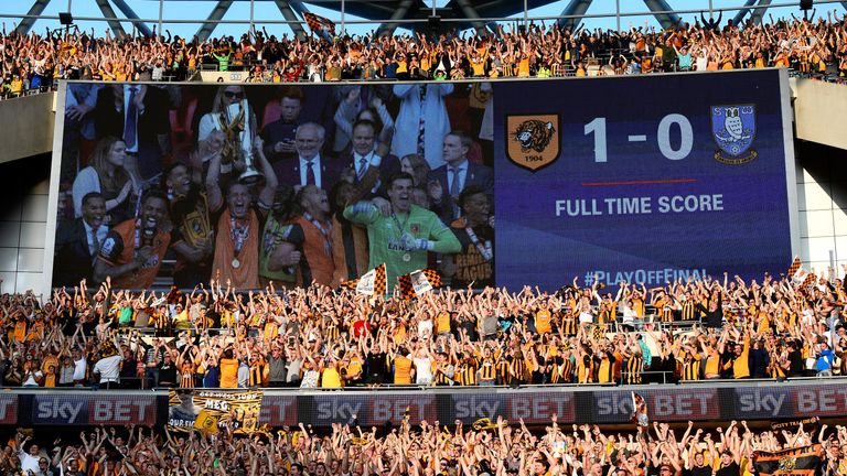 Hull will be in the Premier League this season after victory in the play-off final