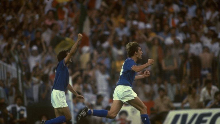 Marco Tardelli's famous celebration in the 1982 World Cup final came after three group stage draws for Italy