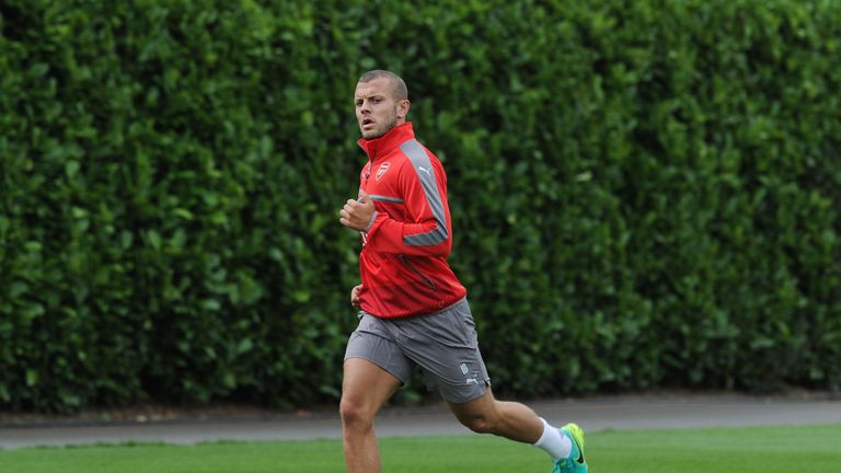 Jack Wilshere is back in pre-season training with Arsenal