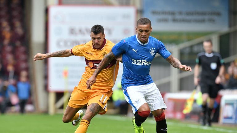 Tavernier opened the scoring against Motherwell on Saturday 