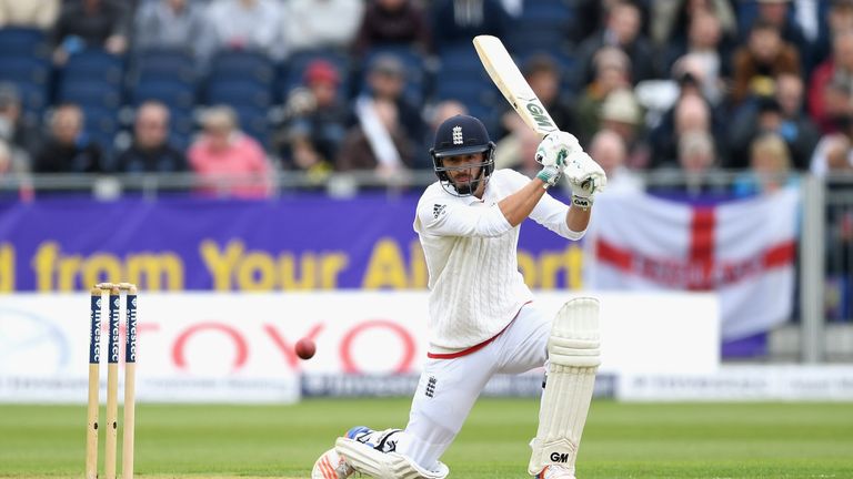 James Vince of England bats during day one of the 2nd Investec Test match between England and Sri Lanka