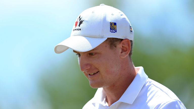Jared du Toit had good reason to smile after his third round, with his two-under 70 leaving the 21-year-old a shot behind Snedeker