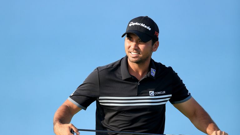 SHEBOYGAN, WI - AUGUST 16:  Jason Day of Australia reacts to just missing an eagle putt on the par 5, 16th hole during the final round of the 2015 PGA Cham